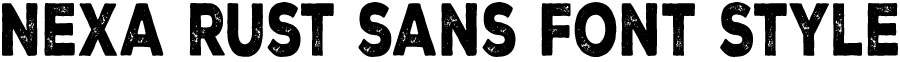 Nexa Rust Sans
